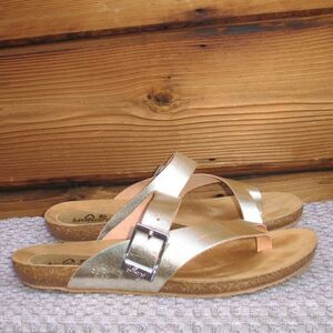 Silver Gold Comfort Sandals